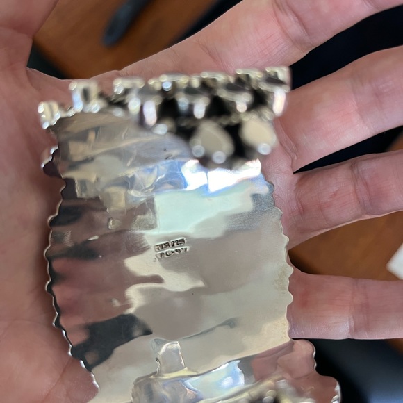 Sterling Silver Cuff Bracelet. Gender neutral. - Picture 11 of 12